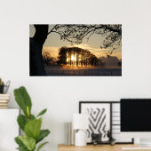 Winterwunderland Poster (Heimbüro)