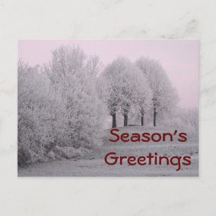 Winterwunderland Postkarte