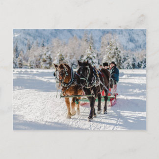 Winterwunderland Postkarte