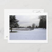 Winterwunderland Postkarte (Vorne/Hinten)