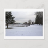 Winterwunderland Postkarte (Vorderseite)
