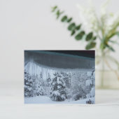 Winterwunderland Postkarte (Stehend Vorderseite)