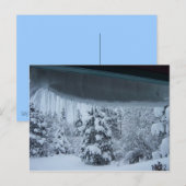 Winterwunderland Postkarte (Vorne/Hinten)