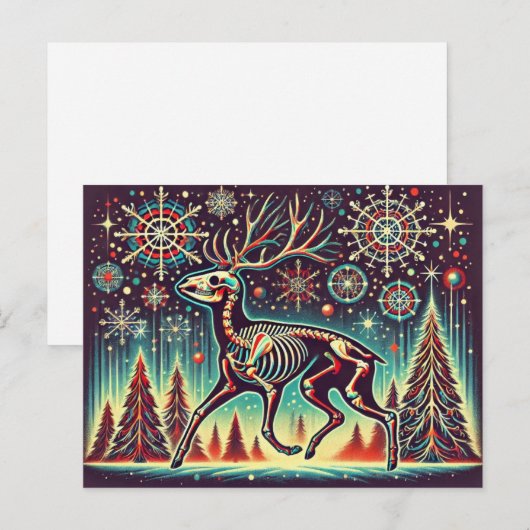 Winterwunderland Postkarte (Vorne/Hinten)