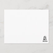 Winterwunderland Postkarte (Rückseite)