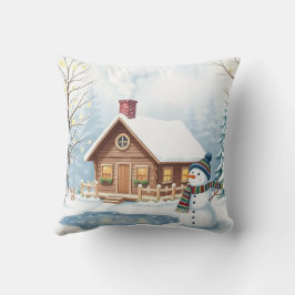 Winterwunderland-Rückzug Kissen