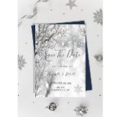 Winterwunderland, Schneeflocken Save the Date