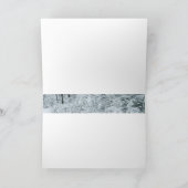 Winterwunderland - Schneewald Feiertagskarte (Innenseite)