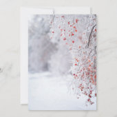 Winterwunderland, Schneezeichenbeleuchtung Save th The Date (Rückseite)