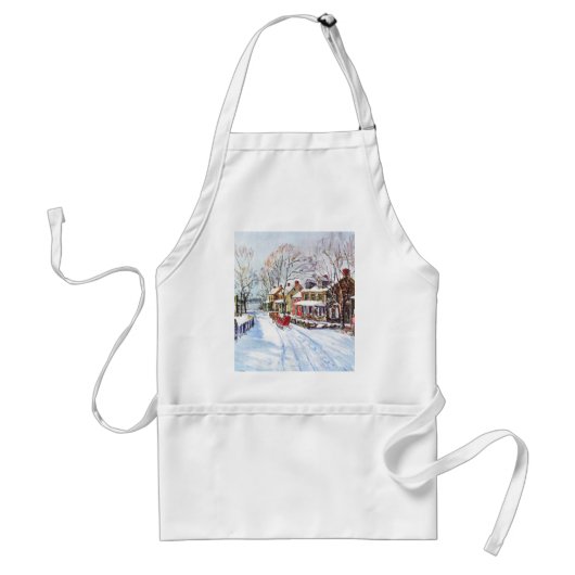 Winterwunderland Schürze (Vorne)