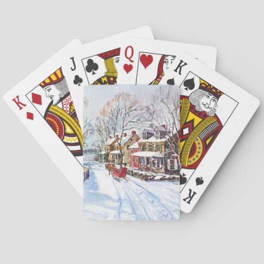 Winterwunderland Spielkarten (Rückseite)