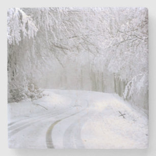 Winterwunderland Steinuntersetzer