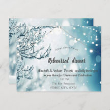 Winterwunderland, Strandlichter Probe Abendessen