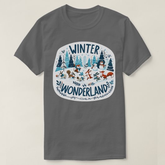 Winterwunderland T-Shirt (Design vorne)