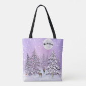 Winterwunderland Tasche (Rückseite)