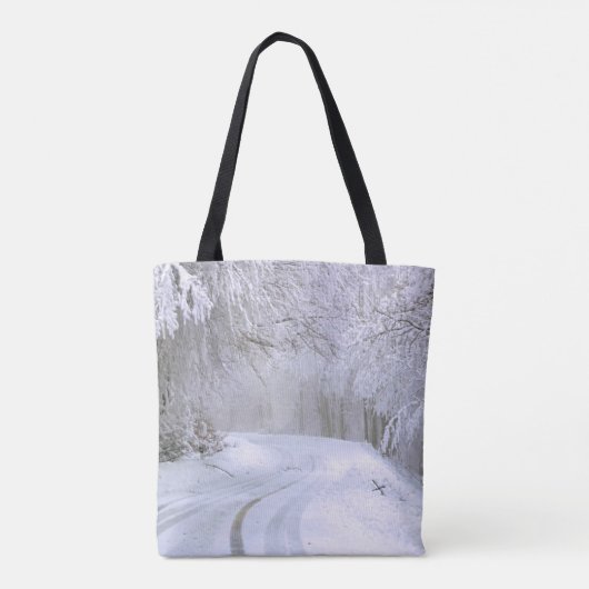 Winterwunderland Tasche (Rückseite)