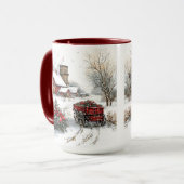 Winterwunderland Tasse (Vorderseite Links)