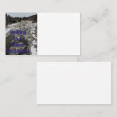 Winterwunderland Visitenkarte (Vorne/Hinten)