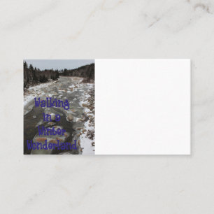 Winterwunderland Visitenkarte