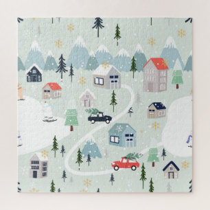 Winterwunderland: Weihnachten mit Eisbären Puzzle