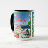 Winterwunderland: Weihnachts-Tasse Kaffee Tasse (Vorderseite Links)