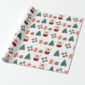 Winterwunderland: Weihnachtswrapping Paper Geschenkpapier (Ungerollt)