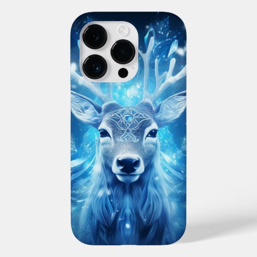 Winterwunderlandhirsche Case-Mate iPhone Hülle (Rückseite)