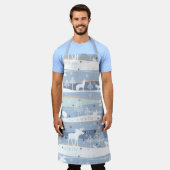 Winterwunderlandtiere Schürze (Getragen)