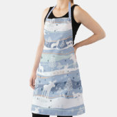 Winterwunderlandtiere Schürze (InSitu)