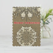 Winterwunsch: Feiertagskarte (Stehend Vorderseite)