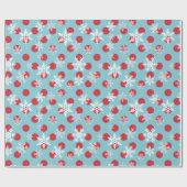 Winterwünsche zum Feiern Geschenkpapier (Flach)