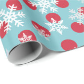 Winterwünsche zum Feiern Geschenkpapier (Rolleneckpunkt)