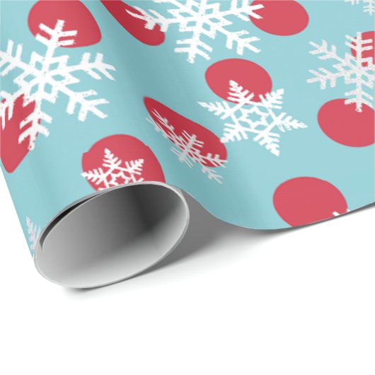 Winterwünsche zum Feiern Geschenkpapier (Rolleneckpunkt)