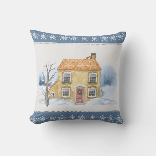 Winterwurfkissen Kissen (Vorderseite)