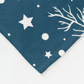 Wintery Blue Fleecedecke (Ecke)