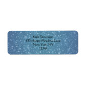 Wintery Blue Glitzer Texture (Vorne)