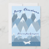 Wintery Christmas card Feiertagskarte (Vorderseite)