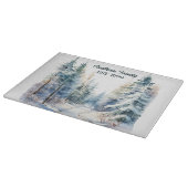 Wintery Forest Schneidebrett (Ecke)