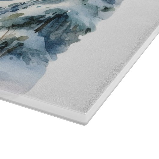 Wintery Forest Schneidebrett (Ecke)