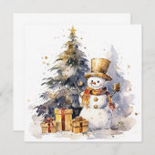 "Wintery Frost & Snowy Delights" Mitteilungskarte (Vorne/Hinten)