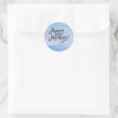 Wintery Happy Holidays Stickers (Tasche)