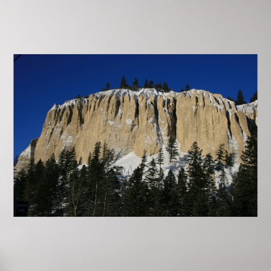 Wintery Hoodoos Poster (Vorne)