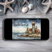 Wintery Lighthouse Weihnachten Weihnachten