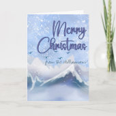 Wintery Luke 1:14 freut sich über seine Geburtshei Karte (Vorderseite)