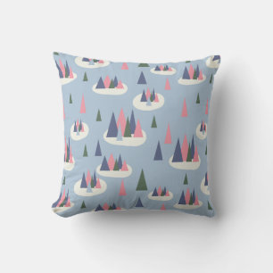 Wintery Midyear Modern Kissen