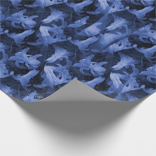 Wintery Narcissus... Geschenkpapier (Ecke)