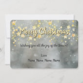 Wintery One Foto Weihnachten (Rückseite)