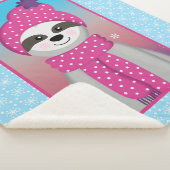 Wintery Racoon Sherpadecke (3/4)