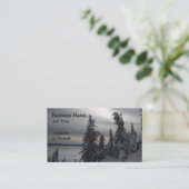 Wintery Scene Visitenkarte (Stehend Vorderseite)