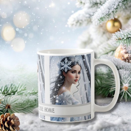 Wintery Snow Fairy Kaffeetasse